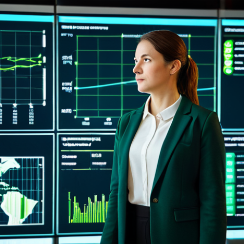 Home 4 A professional urban planner, a woman in a modest business blazer and trousers, stands confidently in a sleek, modern smart city control room. She is looking at a large, interactive transparent display showing real-time data visualizations of green energy grids and optimized public transportation routes. The room is filled with soft, ambient light and subtle holographic interfaces. Professional photography, high resolution, realistic rendering, perfect anatomy, correct proportions, natural pose, well-formed hands, proper finger count, natural body proportions. Fully clothed, modest clothing, appropriate attire, professional dress, safe for work, appropriate content, family-friendly.